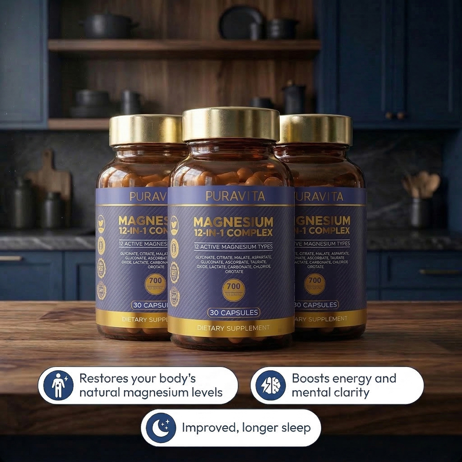 PuraVita magnesium bottles